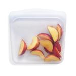 Stasher Silicone Reusable Storage Bag, Sandwich Bags, Reusable Freezer Bag, Microwave, Dishwasher, Oven Safe, Sous Vide, Premium Lunch Container, Eco Friendly, Food Storage Bags, 28 oz, Clear