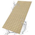 BEMISO BEMISO Shower Mat Non Slip Bathtub Mat with Suction Cups and Drain Holes 37.4 x15.7 Inch Bath Mat for Tub & Shower.Easy Dry,Easy to Cut,Eco-Friendly