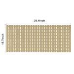 BEMISO BEMISO Shower Mat Non Slip Bathtub Mat with Suction Cups and Drain Holes 37.4 x15.7 Inch Bath Mat for Tub & Shower.Easy Dry,Easy to Cut,Eco-Friendly