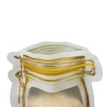 Mason Jar Bags Yellow, 40 Pcs Reusable Airtight Seal Food Storage Bags Leak-Proof Saver Bags for Travel Camping, 8 OZ