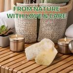 Natural Loofah Dish Sponge Pack 6 Vegetable Scrubber for Kitchen -100% Biodegradable Compostable Dishwashing Scouring Pad Zero Waste Plastic Free Eco Friendly Sustainable