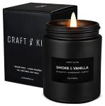 Eco-Friendly Smoke & Vanilla Scented Candle