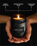 Eco-Friendly Smoke & Vanilla Scented Candle