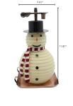 Candle by the Hour 100-Hour Snowman Candle, Copper Base, Eco-friendly Natural Beeswax with Cotton Wick