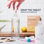 flowcheer Multi Surface Cleaner Refills -All Purpose Cleaning Tablets-Makes 192 fl oz(12 x 16 Fl oz) Bottles of Spray Cleaner for Household&Kitchen Cleaning-Lavender Scent(Not Included Bottles)