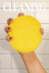 Simply Useful Products Round Sponge 3 Pack, Kitchen Sponge Set - Durable, Eco-Friendly Cleaning & Shower Sponges for Non-Stick Cookware, Heavy-Duty Tasks, Reusable & Washable