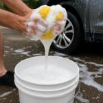 Simply Useful Products Round Sponge 3 Pack, Kitchen Sponge Set - Durable, Eco-Friendly Cleaning & Shower Sponges for Non-Stick Cookware, Heavy-Duty Tasks, Reusable & Washable