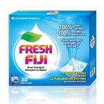 Fresh FiJi LG Laundry Detergent Sheets Power Sheet, More Efficient and Convenient Than Liquid, Pods, or Pacs - Travel & Eco Friendly - Portable Individual Packages - UPTO 60 loads (30 Sheets)
