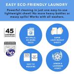 Fresh FiJi LG Laundry Detergent Sheets Power Sheet, More Efficient and Convenient Than Liquid, Pods, or Pacs - Travel & Eco Friendly - Portable Individual Packages - UPTO 60 loads (30 Sheets)