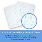 Fresh FiJi LG Laundry Detergent Sheets Power Sheet, More Efficient and Convenient Than Liquid, Pods, or Pacs - Travel & Eco Friendly - Portable Individual Packages - UPTO 60 loads (30 Sheets)