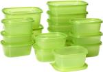 Debbie Meyer UltraLite GreenBox | Reusable Plastic Airtight Food Storage Containers with Lids, Keeps Fruit, Vegetables Fresh Longer, Perfect for in the Fridge Travel On-The-Go or Lunch | 32 Piece Set