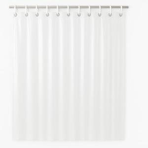 Abela Home Products Clear Shower Curtain Liner with Magnets & Plastic Hooks – Lightweight, Washable, Eco-Friendly, Sustainable Bathroom Liner – Fits Standard Showers, Water Resistant