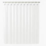 Abela Home Products Clear Shower Curtain Liner with Magnets & Plastic Hooks – Lightweight, Washable, Eco-Friendly, Sustainable Bathroom Liner – Fits Standard Showers, Water Resistant