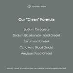 Minimalist Shine Dishwasher Detergent, 100% Plastic-Free Dishwashing Soap, Eco-Friendly, All Natural Sustainable Dishwasher Powder, Cuts Grease and Grime, Non-Toxic and Unscented, 60 Loads