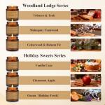 12 Pack Aromatherapy Candles for Home Scented, Aromatherapy Jar Candle Gifts for Women, Natural Soy Wax Amber Candle Set, Scented Candles Set for Birthday Valentine Birthday Day Present