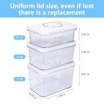 Vixino Vacuum Sealer, Vacuum Sealer for Food Compact Handheld Vac Seal Machine, Seal Meal Saver Portable Food Sealer (Vacuum Sealer Machine + 3 Food Storage Containers + 10 Reusable Bags)