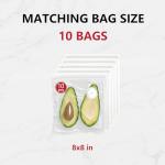 Vixino Vacuum Sealer, Vacuum Sealer for Food Compact Handheld Vac Seal Machine, Seal Meal Saver Portable Food Sealer (Vacuum Sealer Machine + 3 Food Storage Containers + 10 Reusable Bags)