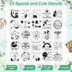 Pydeeirom 151 Pcs Baby Shower Game Decorations Kit with Bibs, Bodysuits, Wooden Sign & Fabric Markers (ForestAnimals)