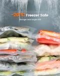 Portable Vacuum Sealer for Food, 20 Reusable Sealer Bags with 60kPa Powerful Handheld Vacuum Sealer Machine, Seal Meal Saver, Cordless Compact Food Sealer for Freezer, Microwave