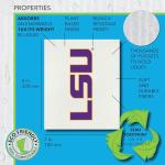 Wet-It! LSU- 3 Pack Swedish Dishcloths- Reusable Kitchen Towels for Dishwashing and Home Cleaning- Eco-Friendly Alternative to Paper Towels and Wipes- Machine Washable and Dryer Safe