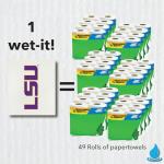 Wet-It! LSU- 3 Pack Swedish Dishcloths- Reusable Kitchen Towels for Dishwashing and Home Cleaning- Eco-Friendly Alternative to Paper Towels and Wipes- Machine Washable and Dryer Safe