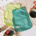 Tiny Twinkle Mess Proof Baby Bibs | 2 Pack Waterproof Toddler Bib for Eating | Baby Apron for Feeding, Machine Washable, Perfect Shower Gift (Rainforest, 6–24M)