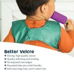 Tiny Twinkle Mess Proof Baby Bibs | 2 Pack Waterproof Toddler Bib for Eating | Baby Apron for Feeding, Machine Washable, Perfect Shower Gift (Rainforest, 6–24M)