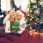 Christmas Candles - Christmas Gifts for Women, Scented Candles Gift Set, Natural Soy Wax Aromatherapy Candle for Home Scented (4Pack)