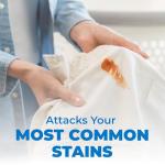 ARM & HAMMER Power Sheets Laundry Detergent, Fragrance Free, No Dyes or Perfumes, Lightweight and Travel-Friendly, 50 Count, Up to 100 Small Loads