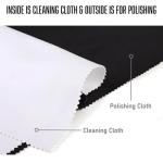 GOLD GT TIME Premium Jewelry Cleaning Cloth – Natural Cotton, Non-Toxic, Travel-Friendly, Individually Wrapped