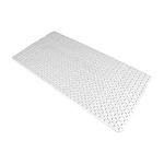 SafeLand- Non-Slip Bath, Shower, Tub Mat, TPR Material, Eco-Friendly, Non-PVC, Machine Washable, No Odor, with Powerful Suction Cups and Drain Holes, Euro Tile (15"x30" White)