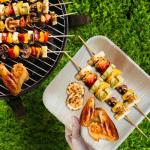 Raj Eco Compostable Palm Leaf Plates Like Bamboo Plates Disposable - 10 Inch Square 50 Party Plate, Natural Wooden, Eco-Friendly, Fancy Biodegradable & Disposable Wedding Picnic Plate