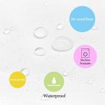 LB Jesus Christ Shower Curtain for Bathroom, Funny Quotes I Saw That on White Fabric Shower Curtain with Hooks, Modern Farmhouse Bathroom Curtains Shower Set, 60x72 inches