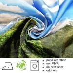 LB Jesus Christ Shower Curtain for Bathroom, Funny Quotes I Saw That on White Fabric Shower Curtain with Hooks, Modern Farmhouse Bathroom Curtains Shower Set, 60x72 inches