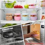 Tronco 24 oz Glass Lunch Bowl Container with Lid, Glass Food Containers, Leak & Spill Proof, Soup & Stew Food Storage Salad, Yogurt, Meal Prep, Airtight, Reusable, Dishwasher Safe, BPA-Free, Set of 1