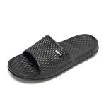 Hasina Women's Shower Sandals Bathroom Slippers Non-Slip Indoor Home House Beach Shoes(9 M US Black