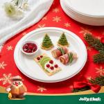 JOLLY CHEF Compostable Heavy Duty Plates 𝟭𝟬 𝗜𝗻𝗰𝗵 [𝟯𝟬𝟬 𝗣𝗮𝗰𝗸] Eco-Friendly Disposable White Paper Plates Made of Bagasse Biodegradable Bulk for Party Dinner Sugarcane Thanksgiving Day