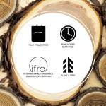 WHOLESOME. Warm Woods Scented Non-Toxic Candles for Home, 2 Wicks Natural Coconut Wax Candle Eco-Friendly, Luxury Aromatherapy Candles Stress Relief, 16 oz Large Concrete Jar, 90 Hours Burn