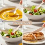 500 Pieces Disposable Cutlery, Wooden Utensils Set [200 Spoons, 200 Forks, 100 Knives] - Disposable Wooden Cutlery, Eco-Friendly Forks and Spoons, Compostable Cutlery Set Party Utensils