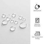 LGhtyro Funny Skull Halloween Wildflower Shower Curtain Bathroom Set 60Wx71H Inches Gothic Skeleton Floral Rustic Leaves in Bathtub Bath Accessories Spooky Cool Art Home Decor Fabric 12 Pack Hooks