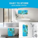 XIYUNTE Baby Bath Mat for Tub Non Slip Kids Bath Mat - 40''x16'' Extra Long Cartoon Bathtub Mat Non Slip Kids Shower Mat Eco-Friendly Toddler Bath Mats with Suction Cups, Machine Washable