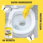 Molly's Suds Toilet Bowl Cleaner (Non-Bleach) | 98% Plant-Based Gel Formula Freshens, Removes Stains and Deodorizes | Lemon Scent - 23 Fl Oz (Pack of 3)