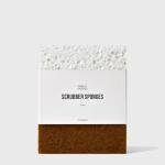 Public Goods Scrubber Sponge | Cleaning & Scrubbing Sponges for Dishes & Kitchen Sink | Natural, Plant-Based Sponges | Pack of 4