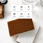 Public Goods Scrubber Sponge | Cleaning & Scrubbing Sponges for Dishes & Kitchen Sink | Natural, Plant-Based Sponges | Pack of 4