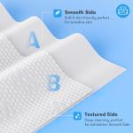 Beauntangly Disposable Face Towel, XL Facial Towelettes Soft Thick Absorbent, Lint-Free Biodegradable Makeup Remover Dry Wipes for Skin Care Washing Drying Nursing Camping Travel Essentials, 25 Ct