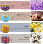 Christmas Candle Gift Set, 4 Pack Scented Candles for Home, Long Lasting Soy Aromatherapy Candle Set, Strong Scented Tin Candles, Perfect Gifts for Women