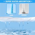 Beauntangly Disposable Face Towel, XL Facial Towelettes Soft Thick Absorbent, Lint-Free Biodegradable Makeup Remover Dry Wipes for Skin Care Washing Drying Nursing Camping Travel Essentials, 25 Ct