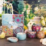 Christmas Candle Gift Set, 4 Pack Scented Candles for Home, Long Lasting Soy Aromatherapy Candle Set, Strong Scented Tin Candles, Perfect Gifts for Women