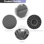 2-Pack Silicone Body Scrubber Shower Brushes,Exfoliating Body Scrubber for All Skin Type, Eco Friendly Shower Scrubber for Body, Silicone Body Brush for Showering (Gray & Purple)