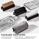 OLAMTAI Shoe Cleaner Kit for Sneaker, Cleaning Kit, Sneaker 10Oz with 3 Brush & Microfiber Towel Included, Shoe, Suede, Boot, Canvas, PU, Fabric, etc,Clear,(Madala-SC-210201)